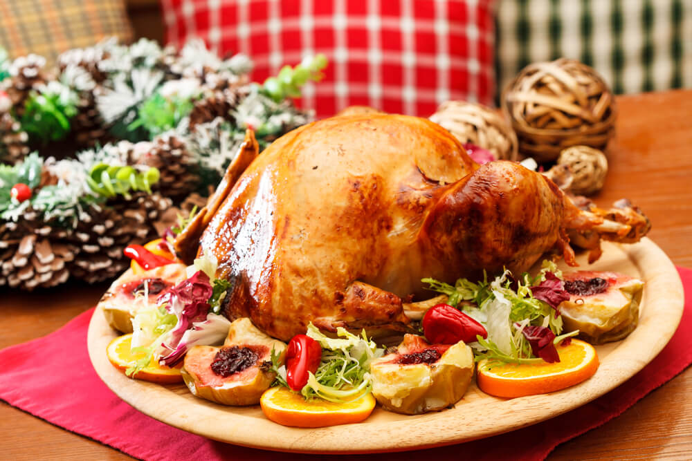 Pavo asado, típico de las cenas de Navidad en Perú