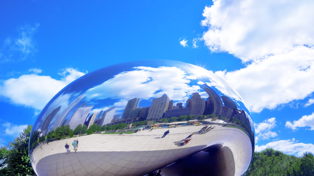 Reflejos en Cloud Gate