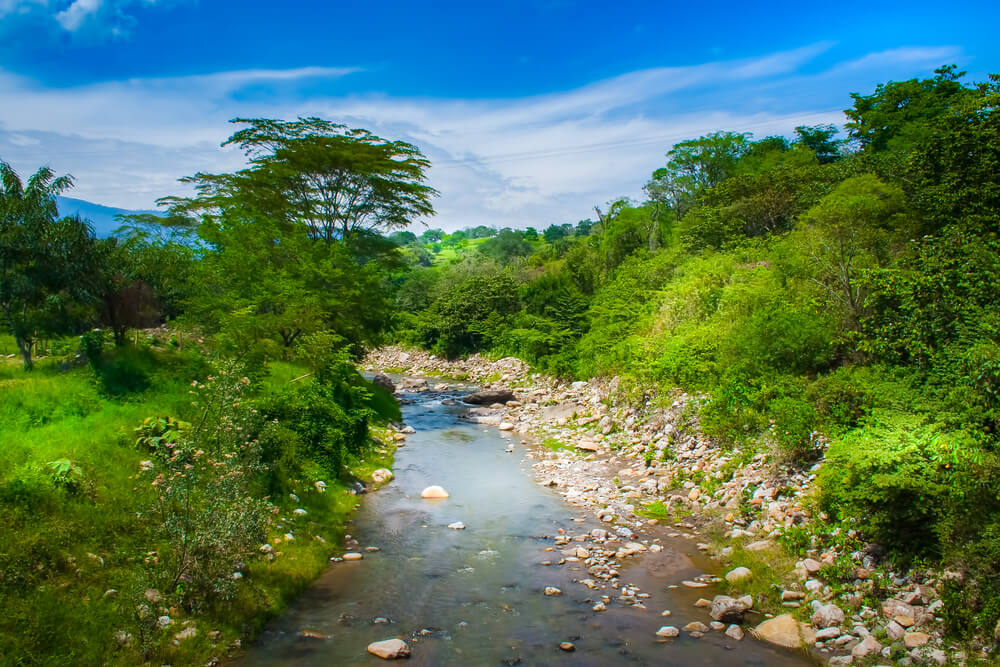 Río Timana en Colombia