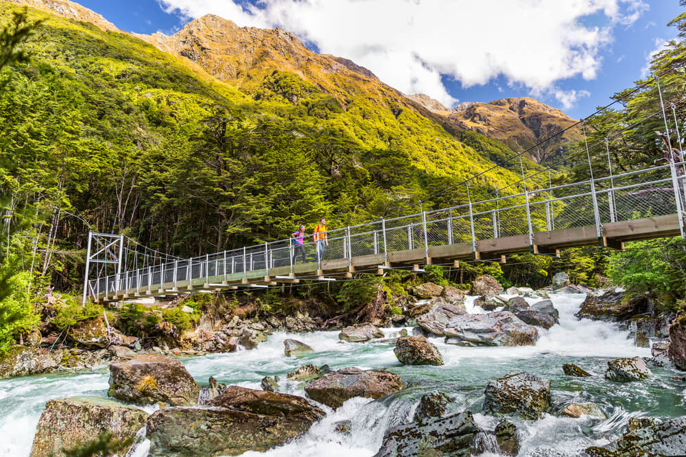 Sendero Routeburn, uno de los mejores lugares para hacer trekking