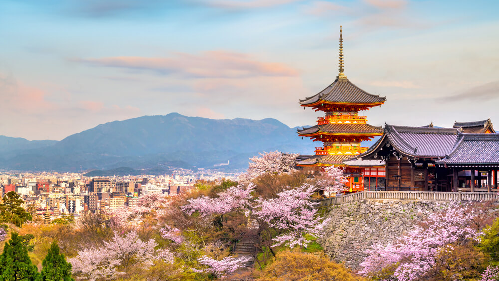 Kiyomizu-dera en Japón, un templo famoso por su balcón