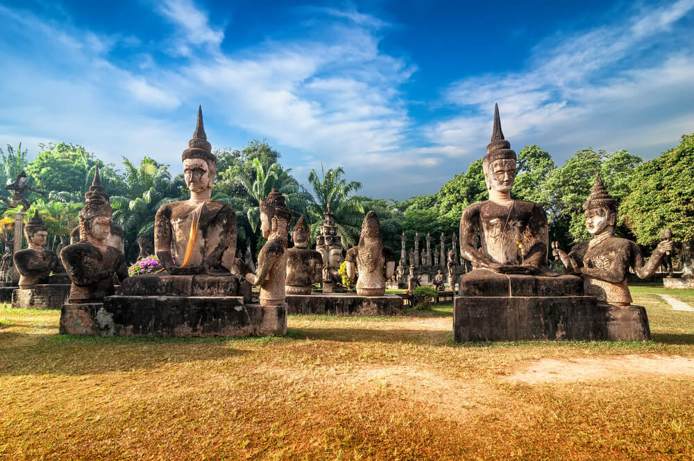 Wat Xieng Khuan Buddha park.