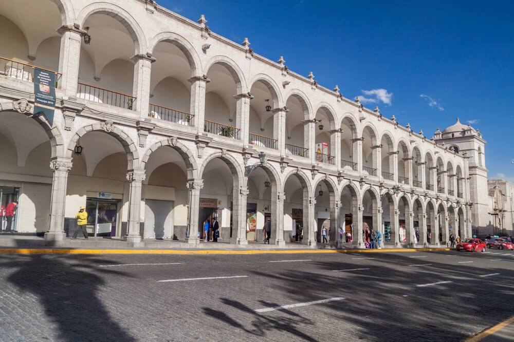 Arcos de la Plaza de Armas de Arequipa