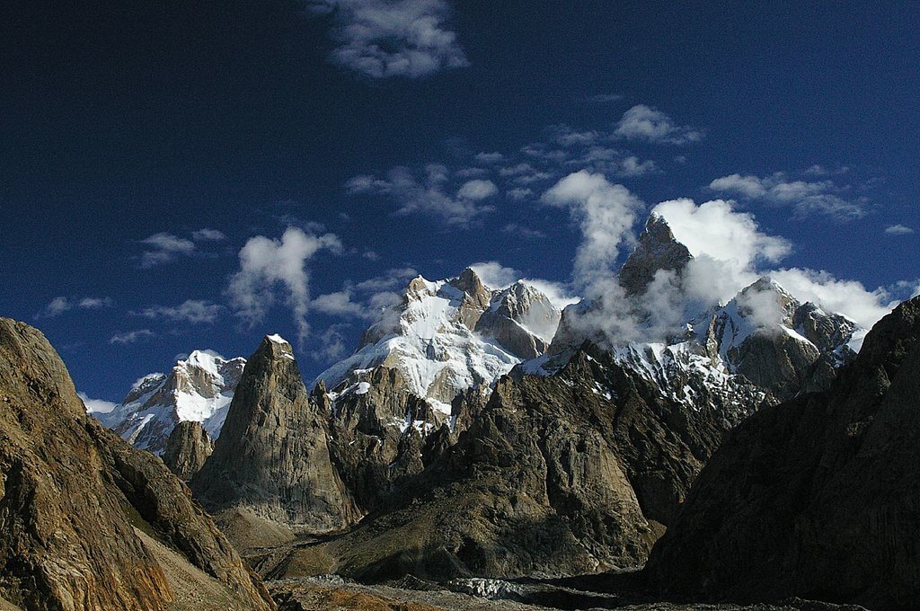 Vista del Baitha Brakk, una de las montañas más peligrosas del mundo