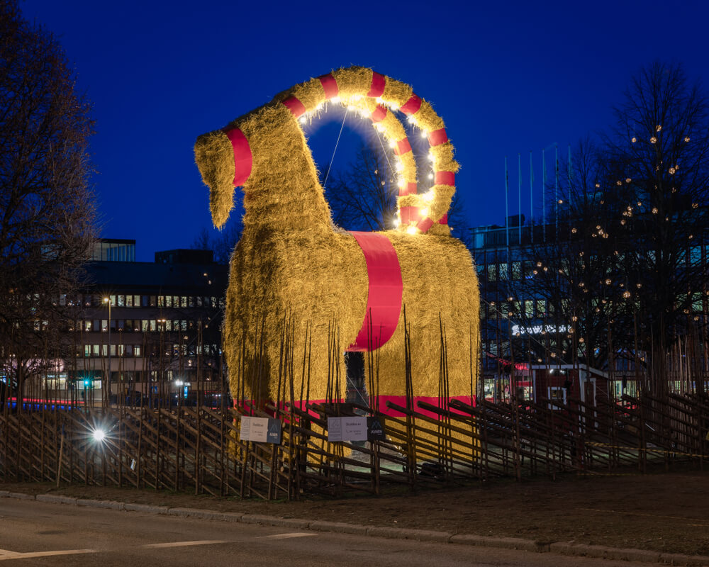 Visa de la cabra de Gävle