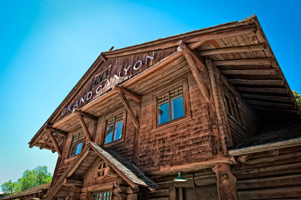 Estación de tren en el Gran Cañón