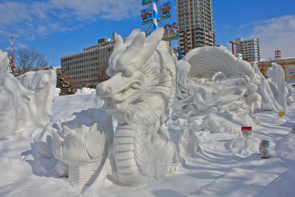 Esculturas del Festival de la Nieve de Sapporo