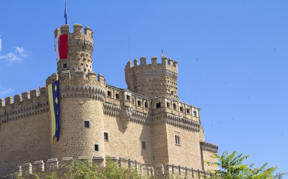 Lateral del castillo de los Mendoza