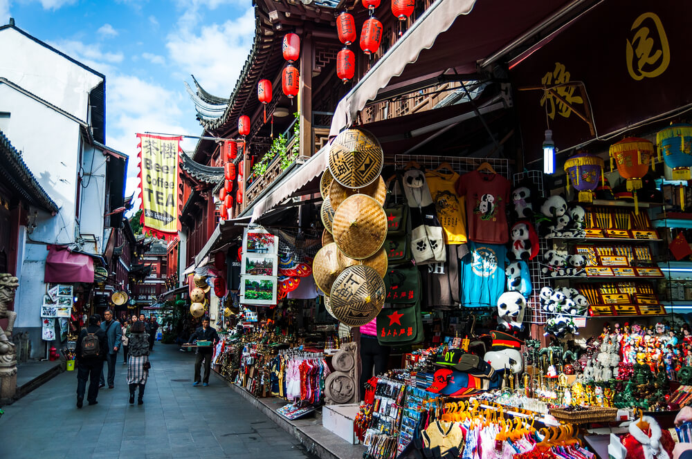 Mercado Yuyuán en Shanghái