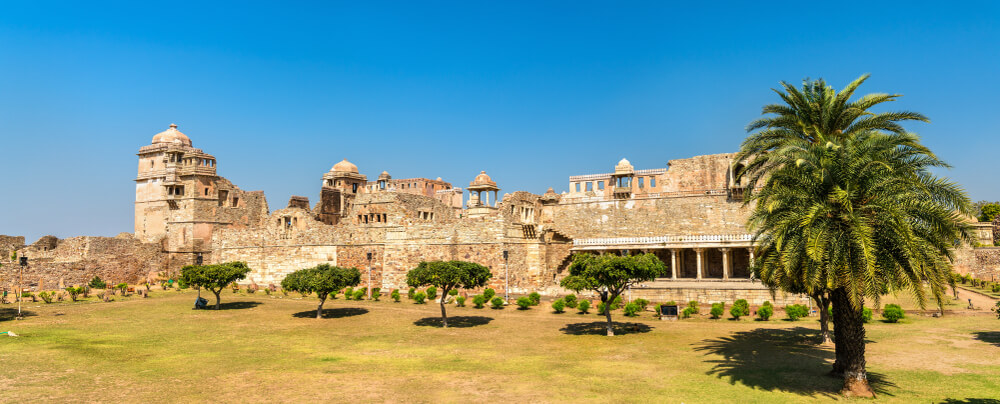 Vista del palacio Rana Kumbha