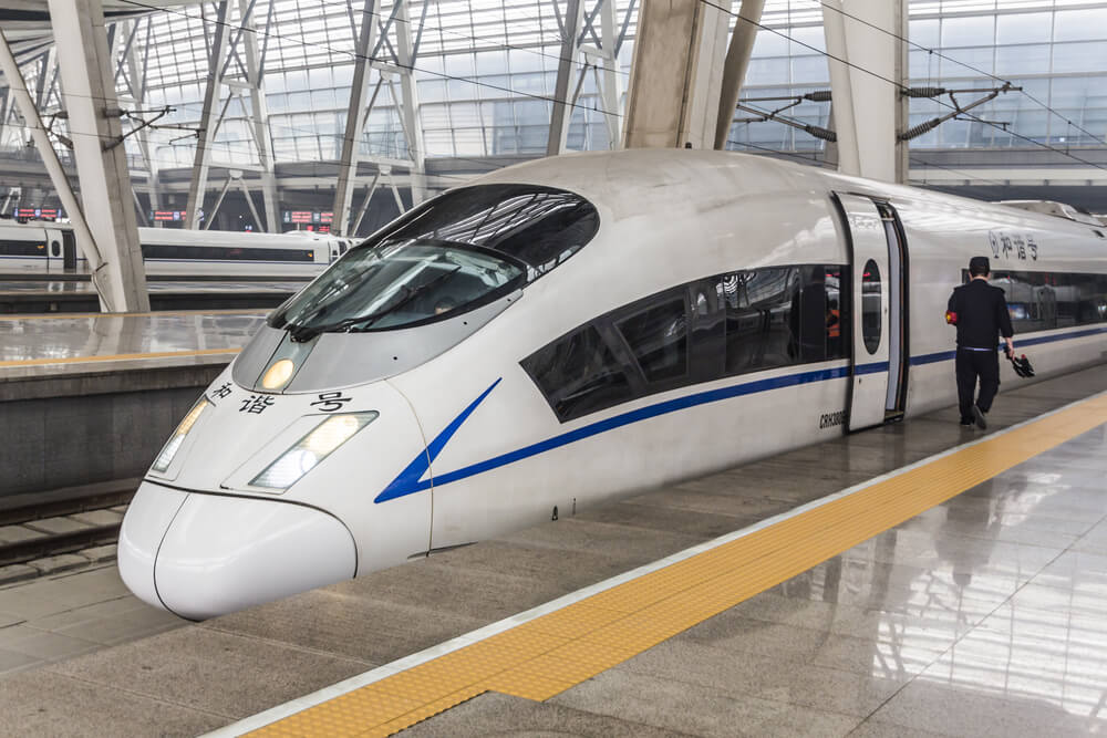 Tren para moverse por China