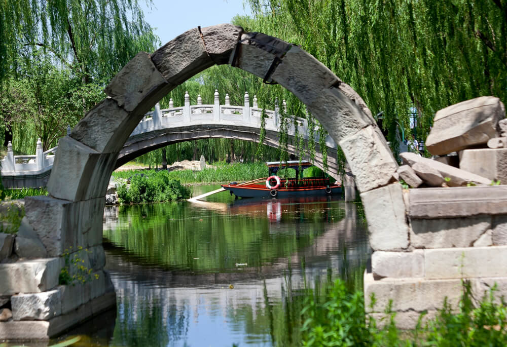Canal en Yuanming Yuan
