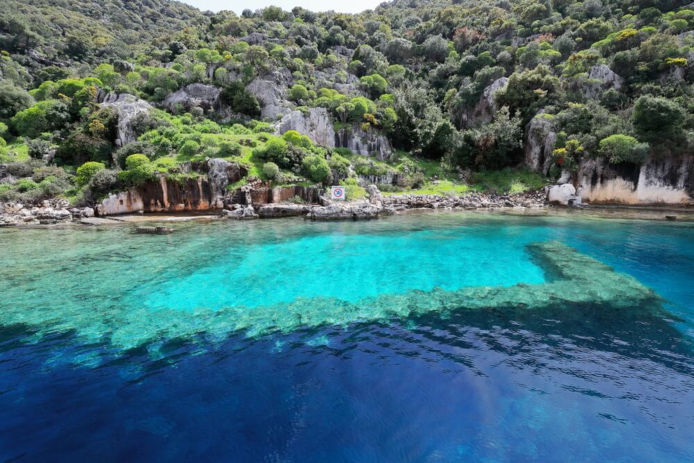 Ruinas sumergidas en Kekova
