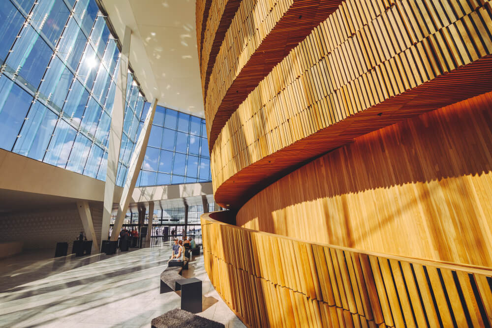 Interior de la Ópera de Oslo