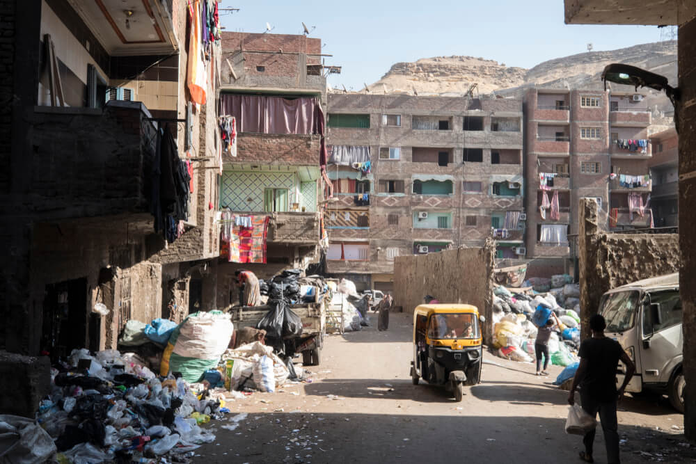 Basura en Manshiyat Nasser