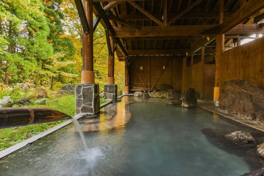 Onsen en un ryokan