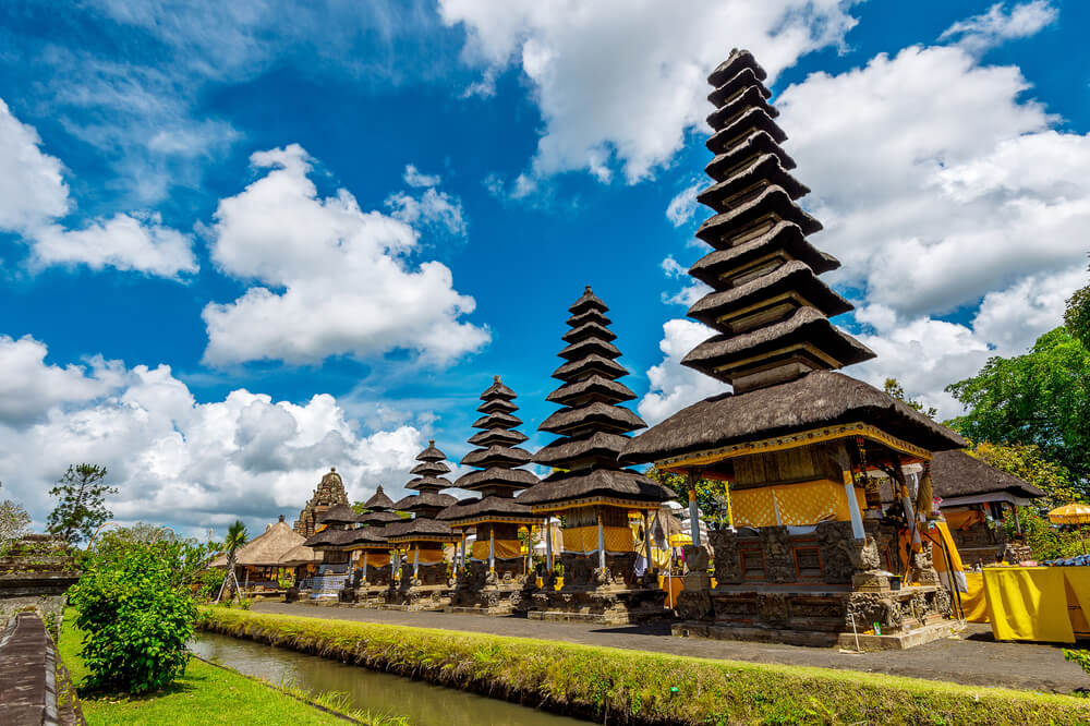 Pagodas en Pura Taman Ayun