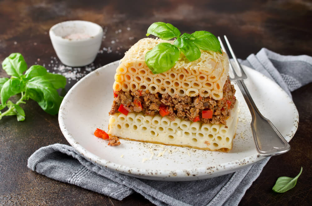 Pastitisio, plato que hay que comer en las islas griegas