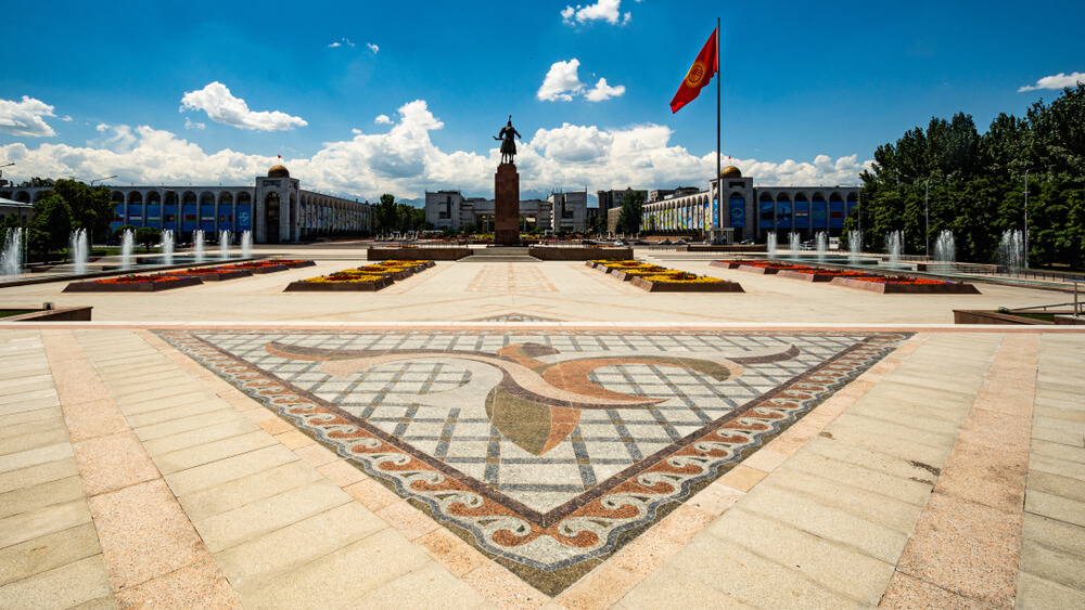 Plaza Ala-Too en Bishkek