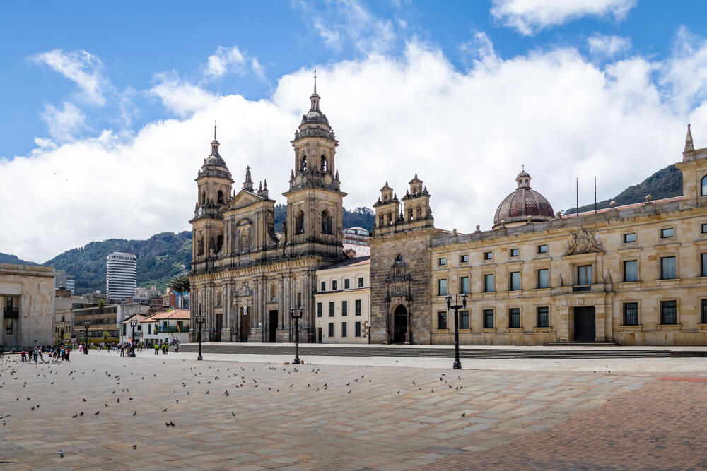 Plaza Bolívar en Bogotá