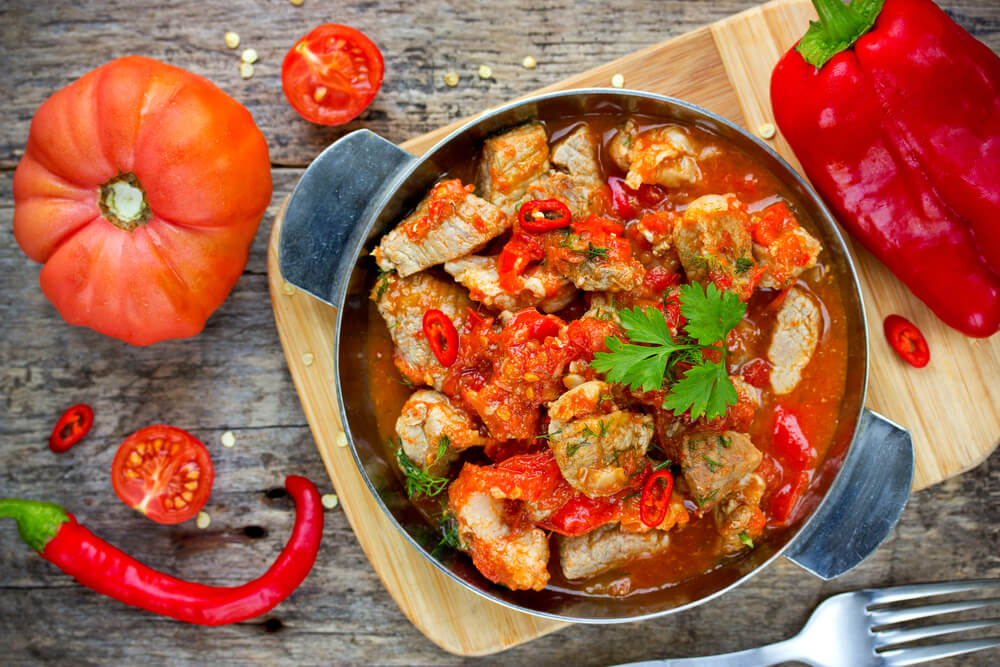 Pollo a la paprika