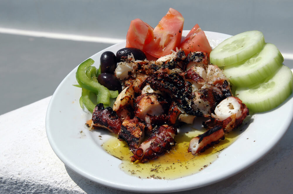 Plato de pulpo