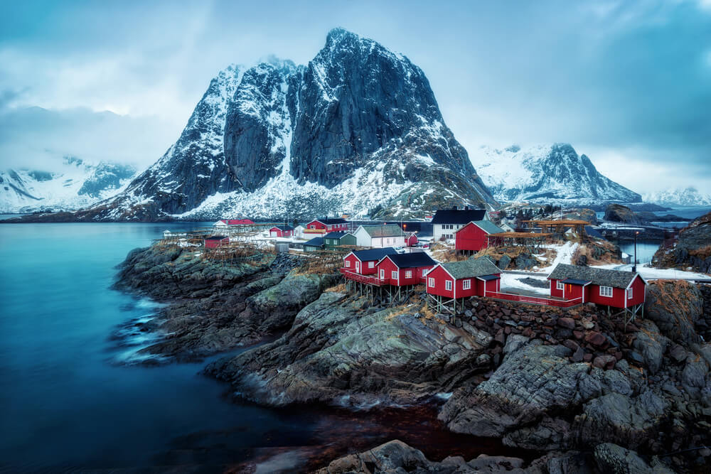 Reine en invierno