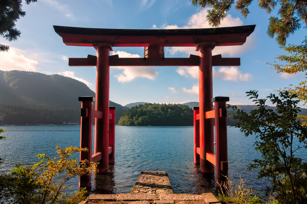 Torii del santuario de Hakone