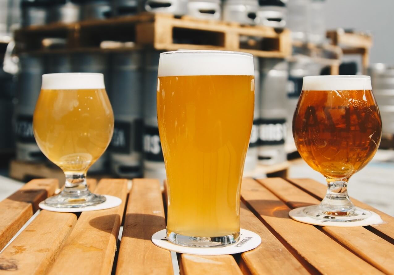 Vasos de cerveza