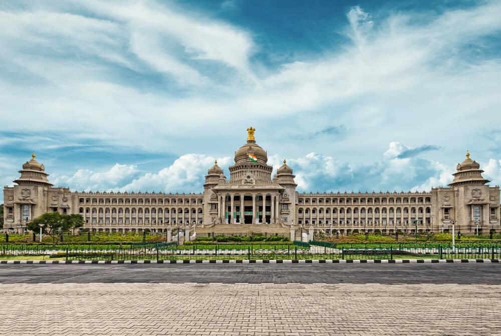 Edificio del Vidhana Soudha en Bangalore
