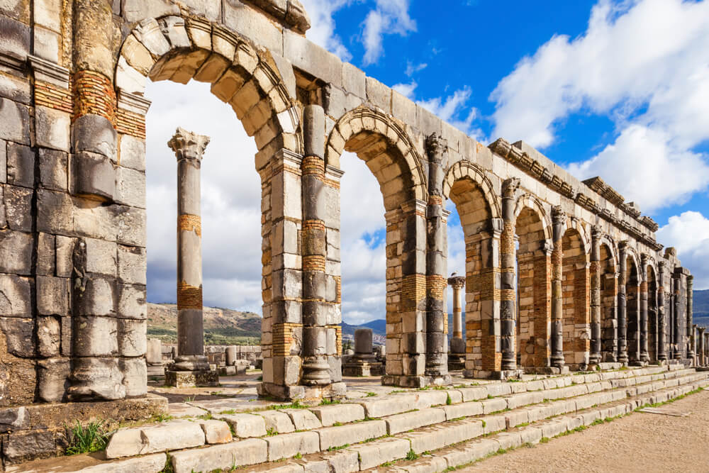 Templo en Volubilis