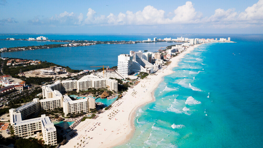 Vista de Cancún