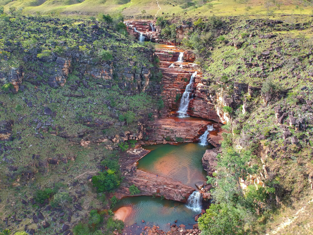 Cascada en el Parque nacional de Monte Roraima