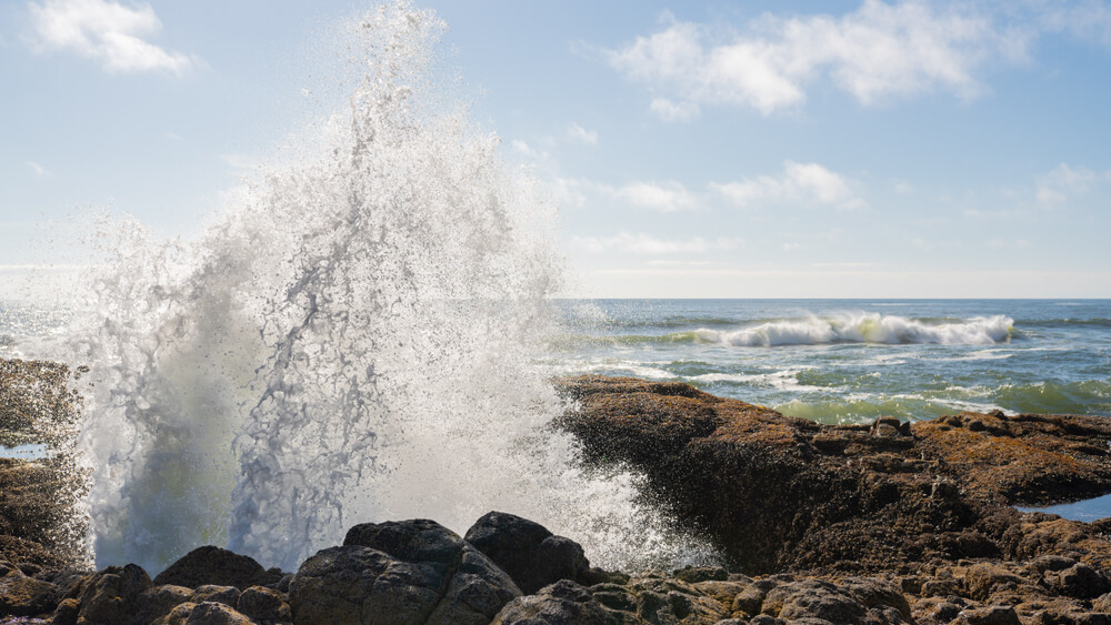 Erupción de agua