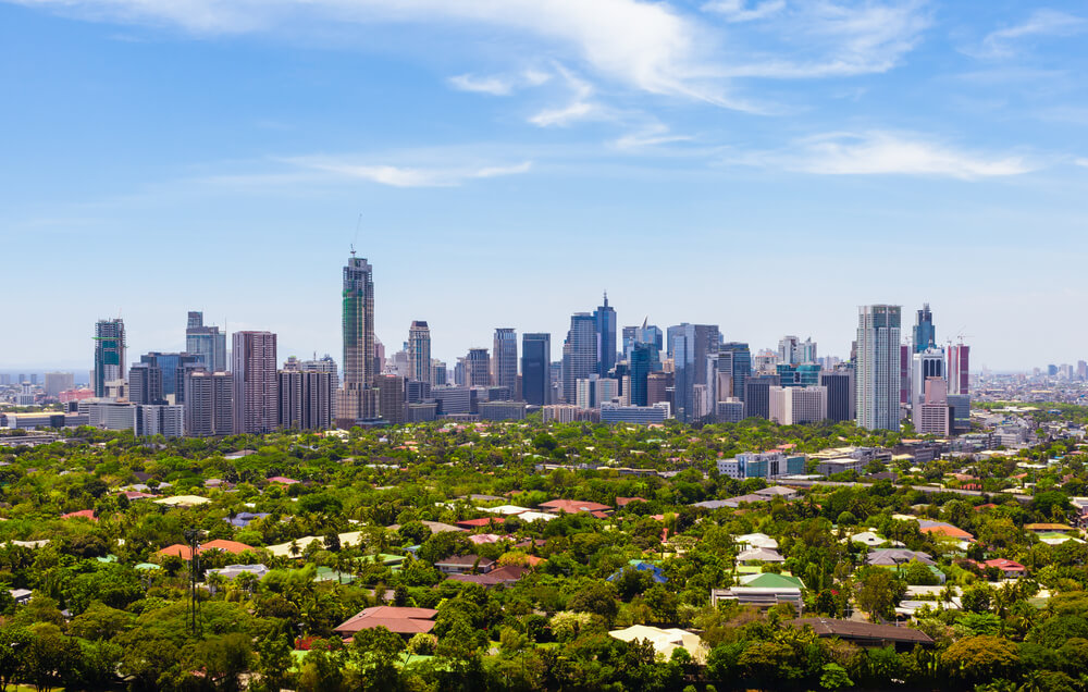 Vista del distrito de Makati