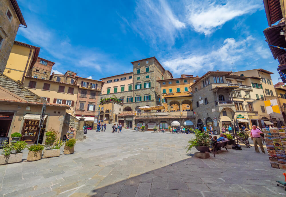 Plaza de la República de Cortona