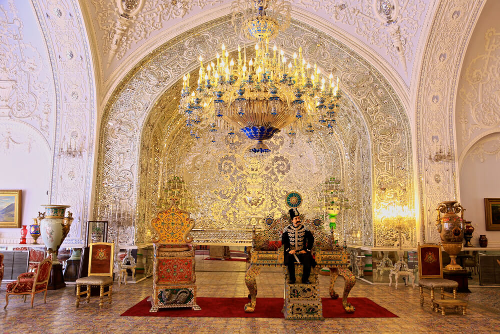 Salón del palacio de Golestán