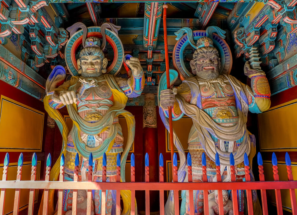 Esculturas en el templo Bulguksa