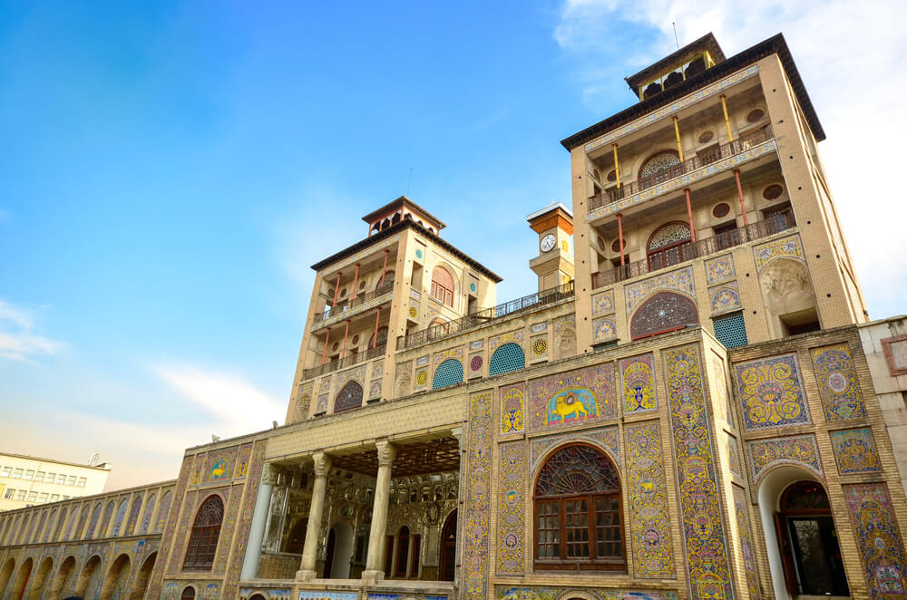 Torres del palacio de Golestán