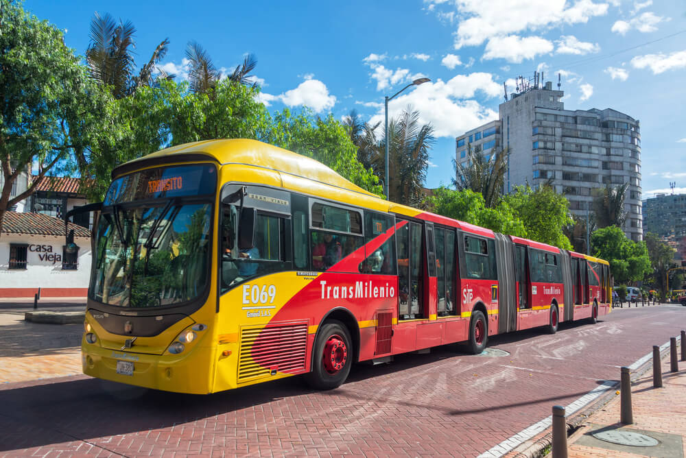 Transmilenio, unod e los transportes en Bogotá
