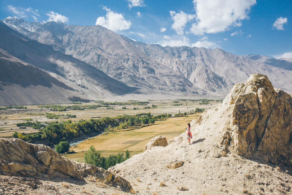 Vista del valle de Wakhan