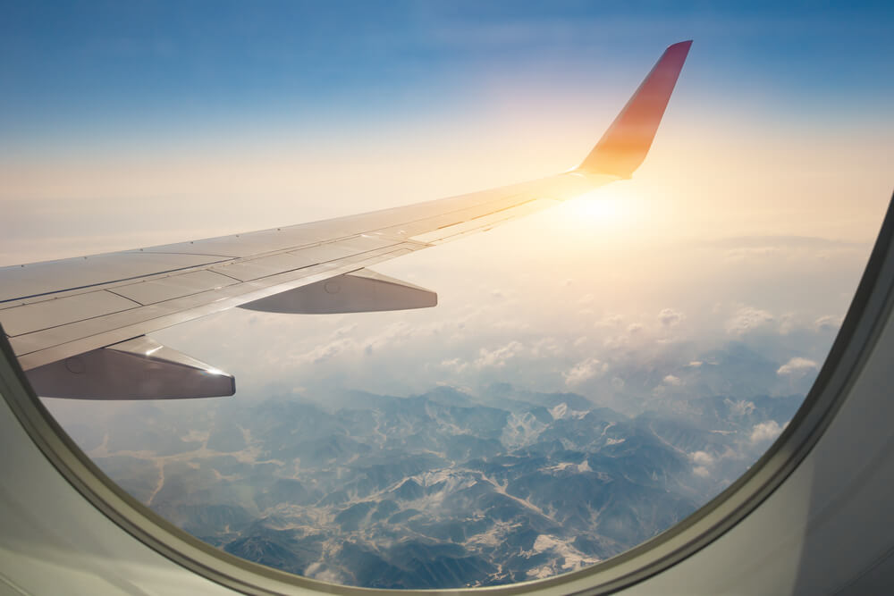 Ventanilla de un avión