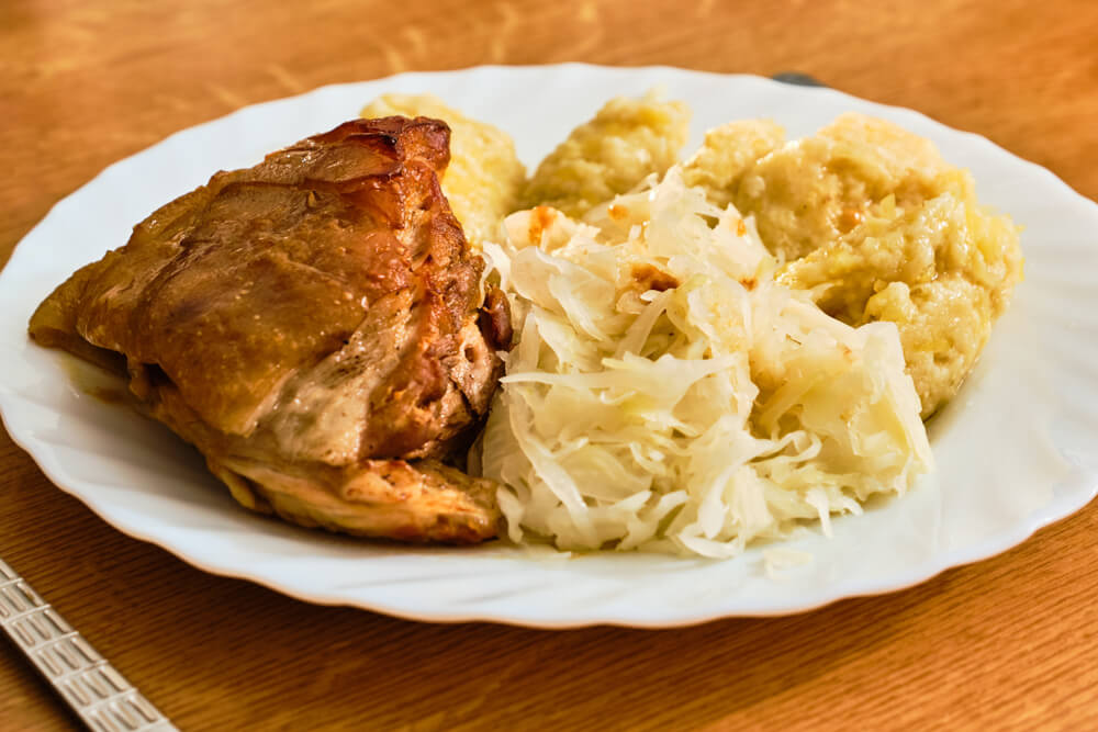 Plato de vepřové koleno