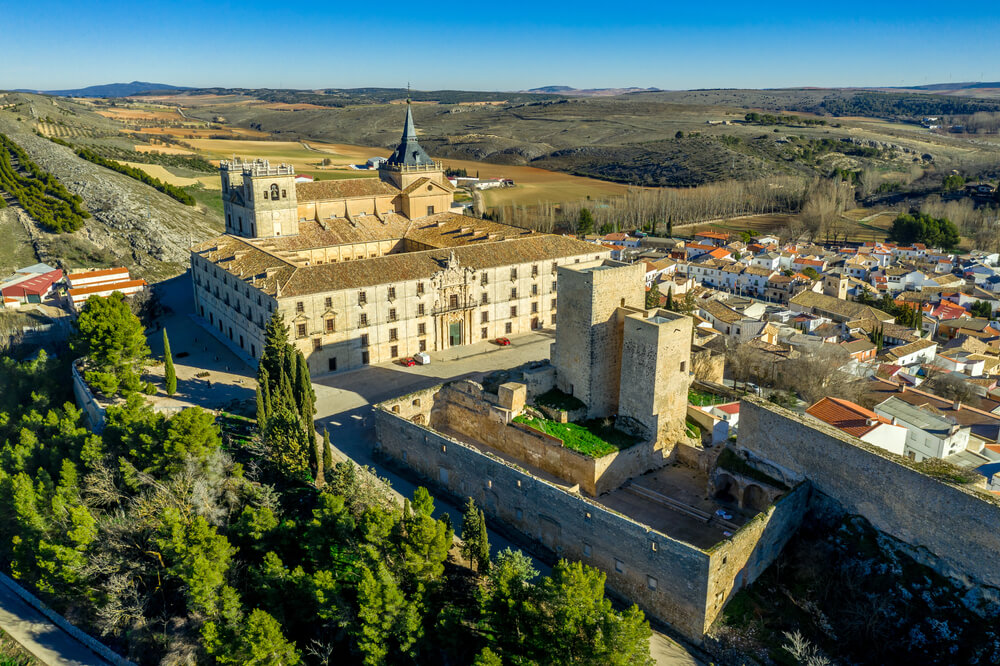 Vista aérea de Uclés