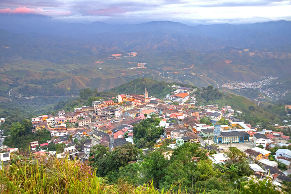 Vista aérea de Zaruma