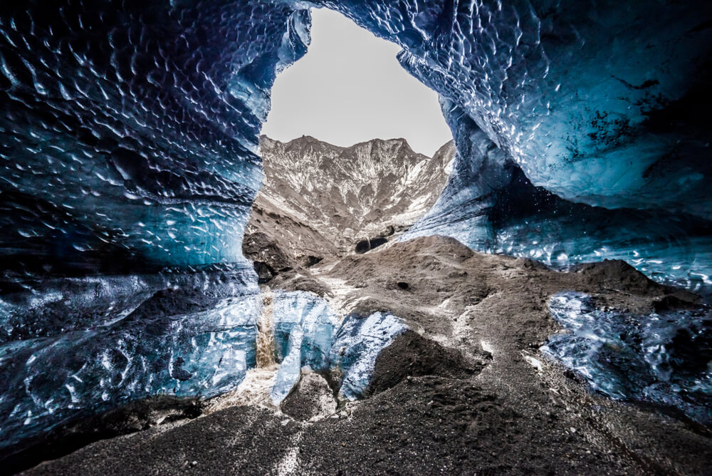 Cueva de hielo en Katla
