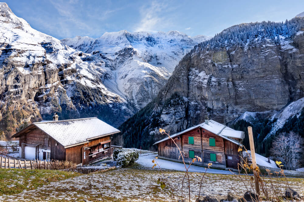 Gimmelwald en invierno
