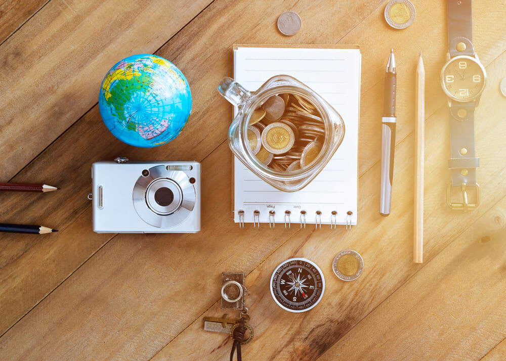 Hucha para ahorrar para un gran viaje