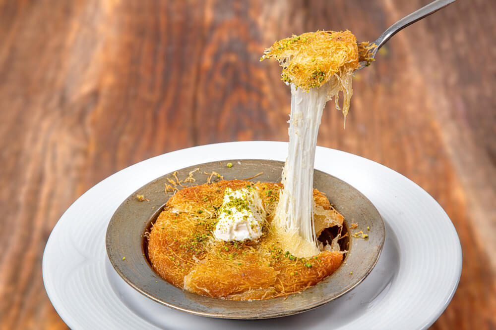 Knafeh, postre de la gastronomía egipcia
