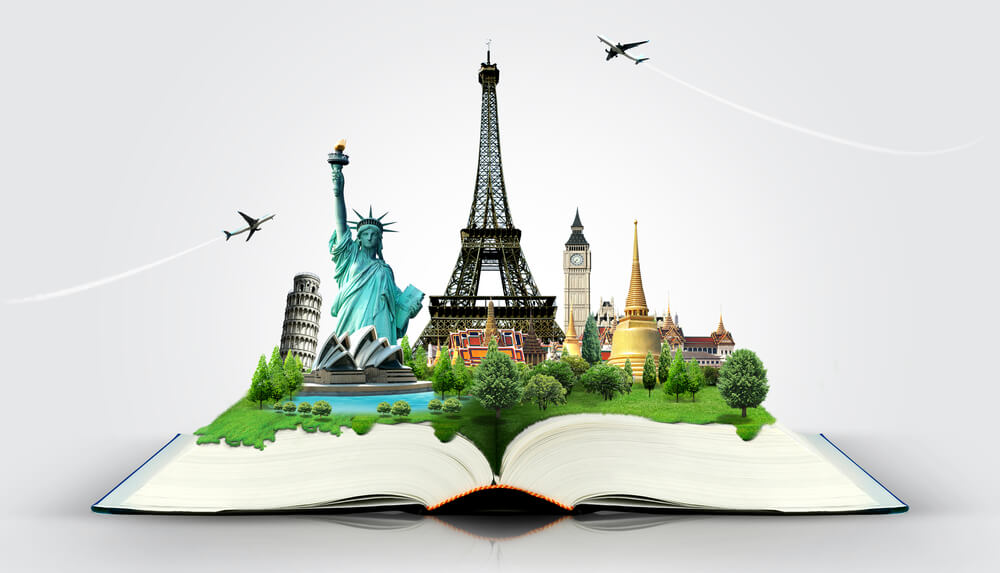 Libro de viajes para uno de los juegos para viajar